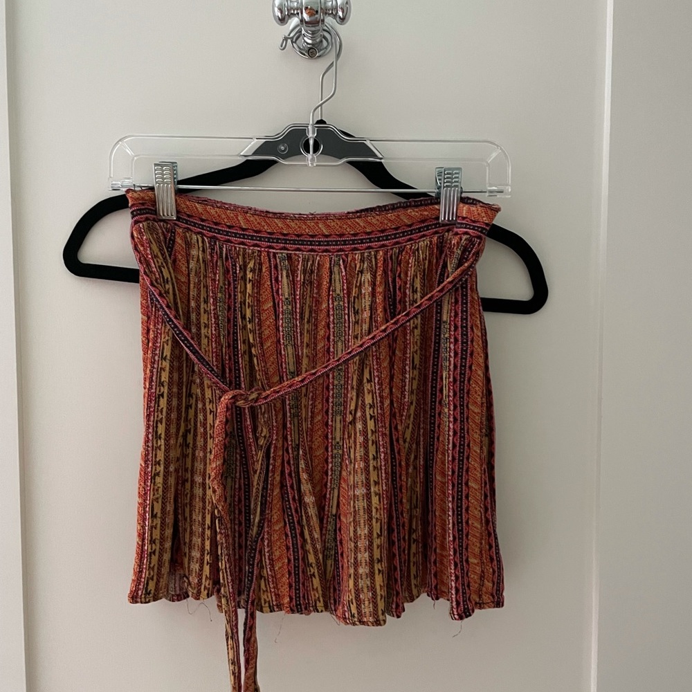 Forever 21 tie mini skirt